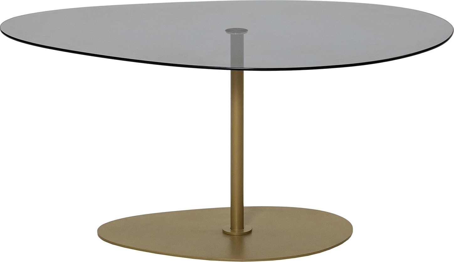 Porto Couchtisch 90 x 60 cm - Dunkelgrau/Gold Porto Couchtisch 90 x 60 cm - Dunkelgrau/Gold
