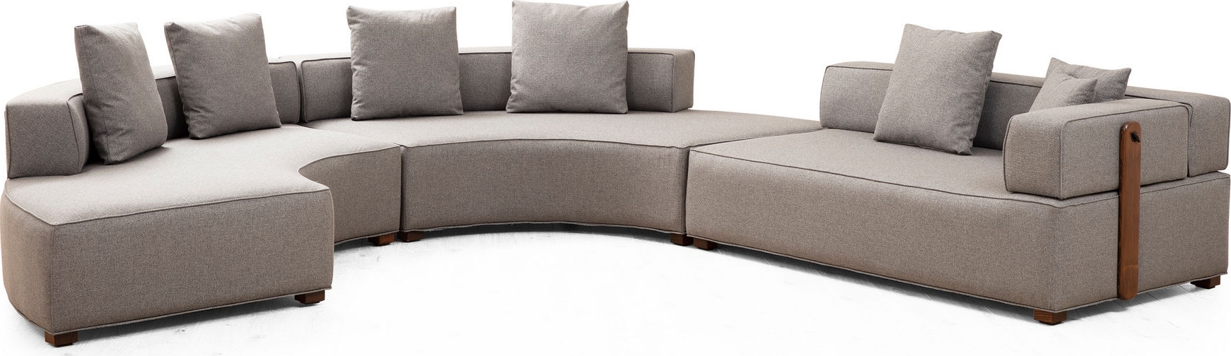 Gloria U-Sofa - Grau