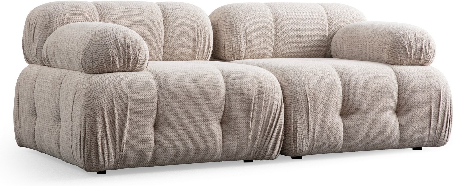 Petite 2-Sitzer-Sofa - Creme