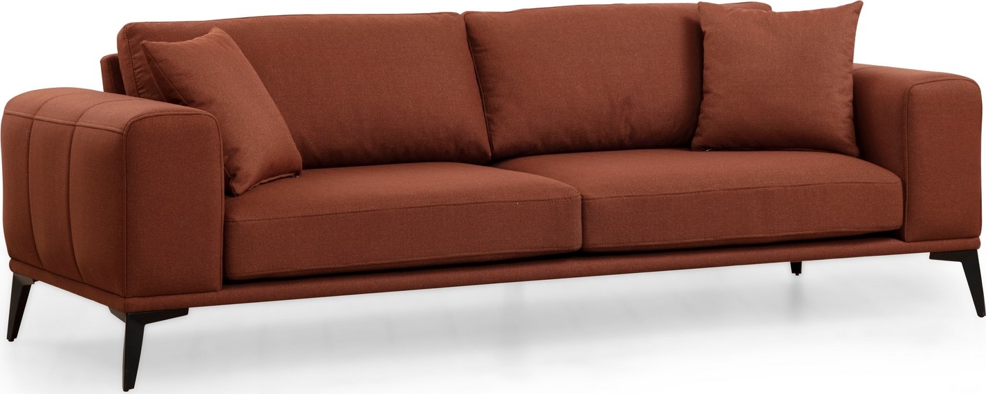 Kenzo 3-Sitzer-Sofa - Rot