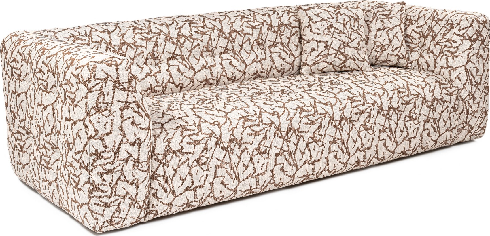 3-Sitzer-Sofa aus Cady - Beige/Braun 3-Sitzer-Sofa aus Cady - Beige/Braun