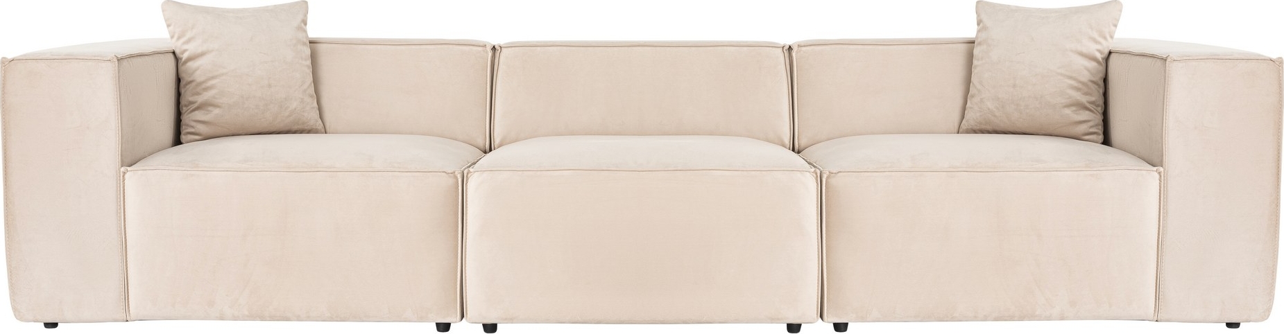 Lora 3-Sitzer-Sofa - Creme Lora 3-Sitzer-Sofa - Creme
