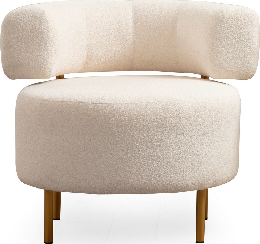 Runder Sessel - Wei�