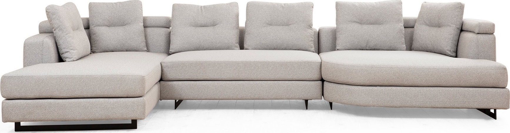 Padova Diwansofa links - Hellgrau