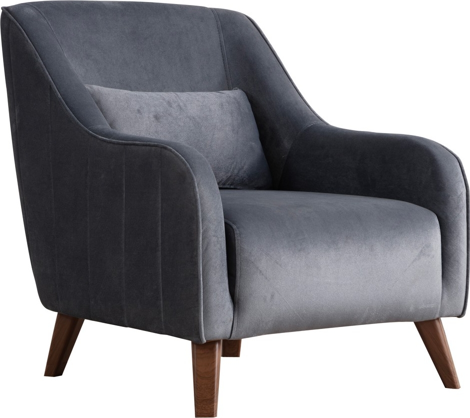 Buhara-Sessel - Dunkelgrau