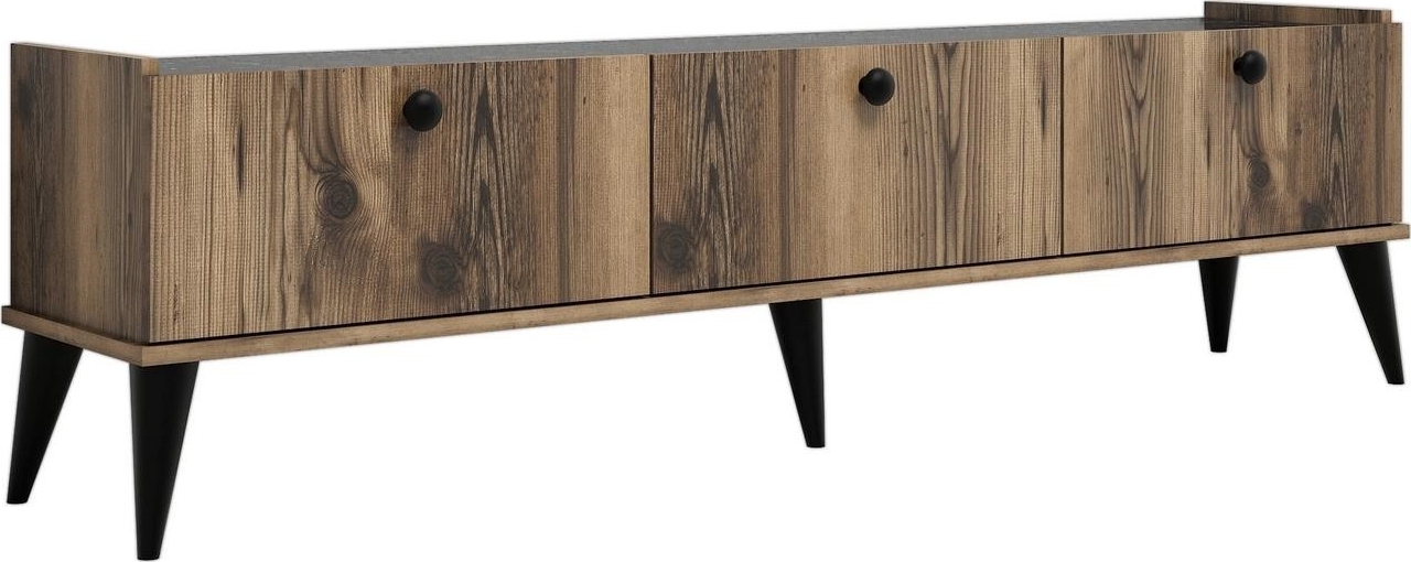 Lidya TV-Ständer - Walnuss/Marmor Lidya TV-Ständer - Walnuss/Marmor