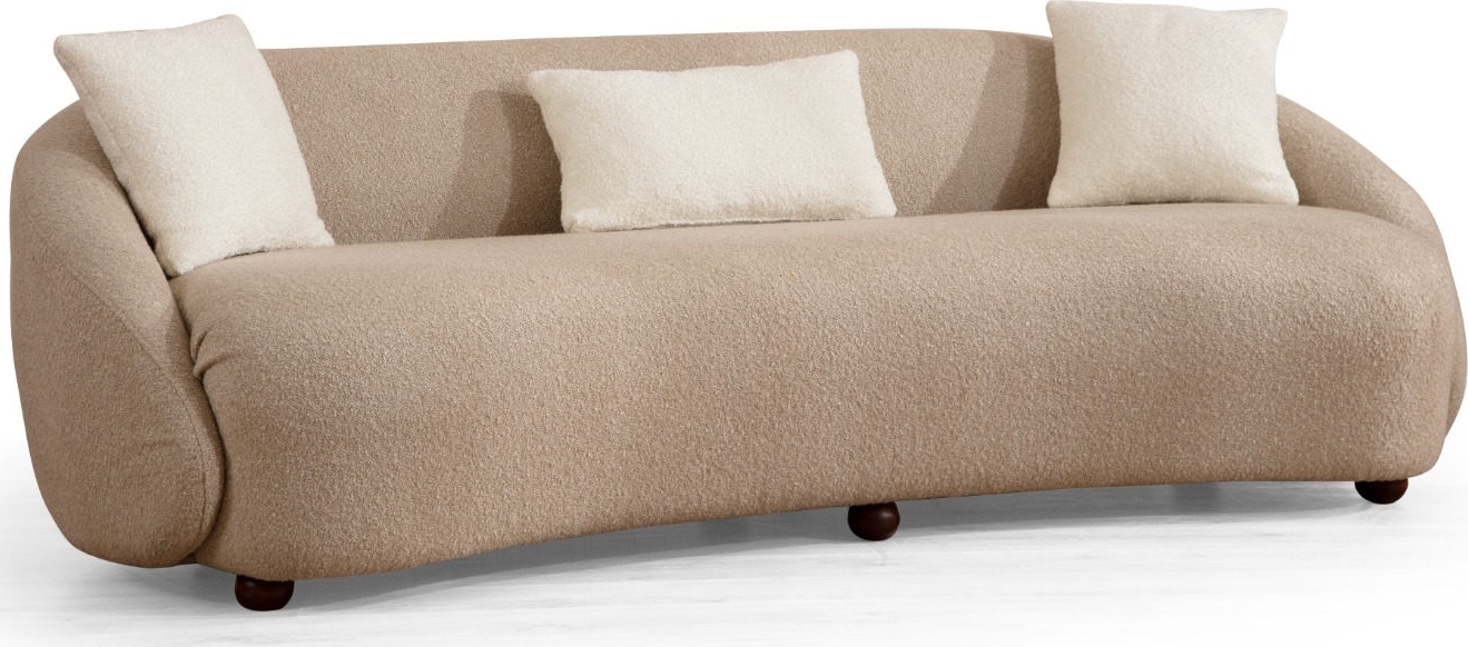 Napoli 3-Sitzer-Sofa - Cappuccino Napoli 3-Sitzer-Sofa - Cappuccino
