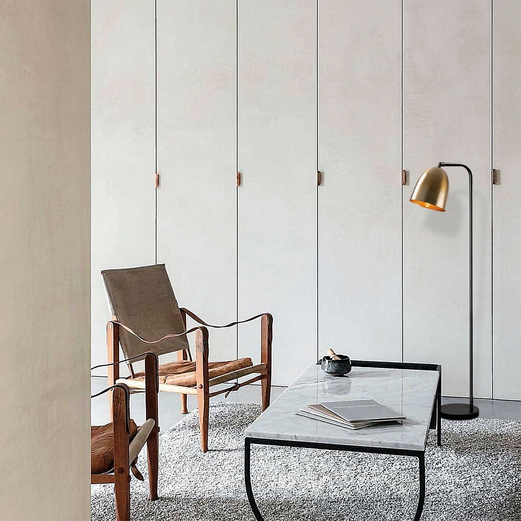 Tattoo Stehlampe - Schwarz/Vintage