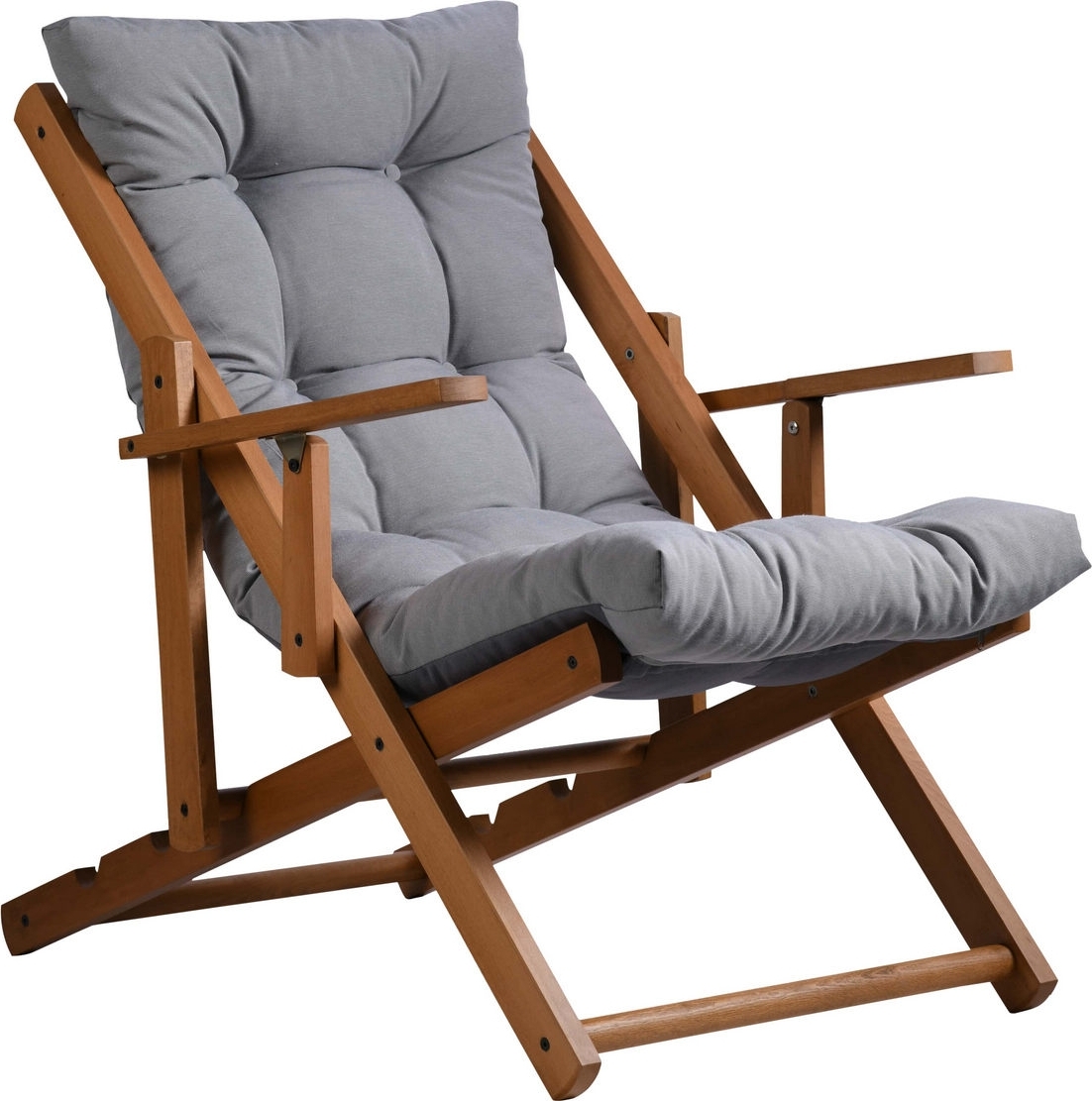Ruhe-Liegestuhl - Grau