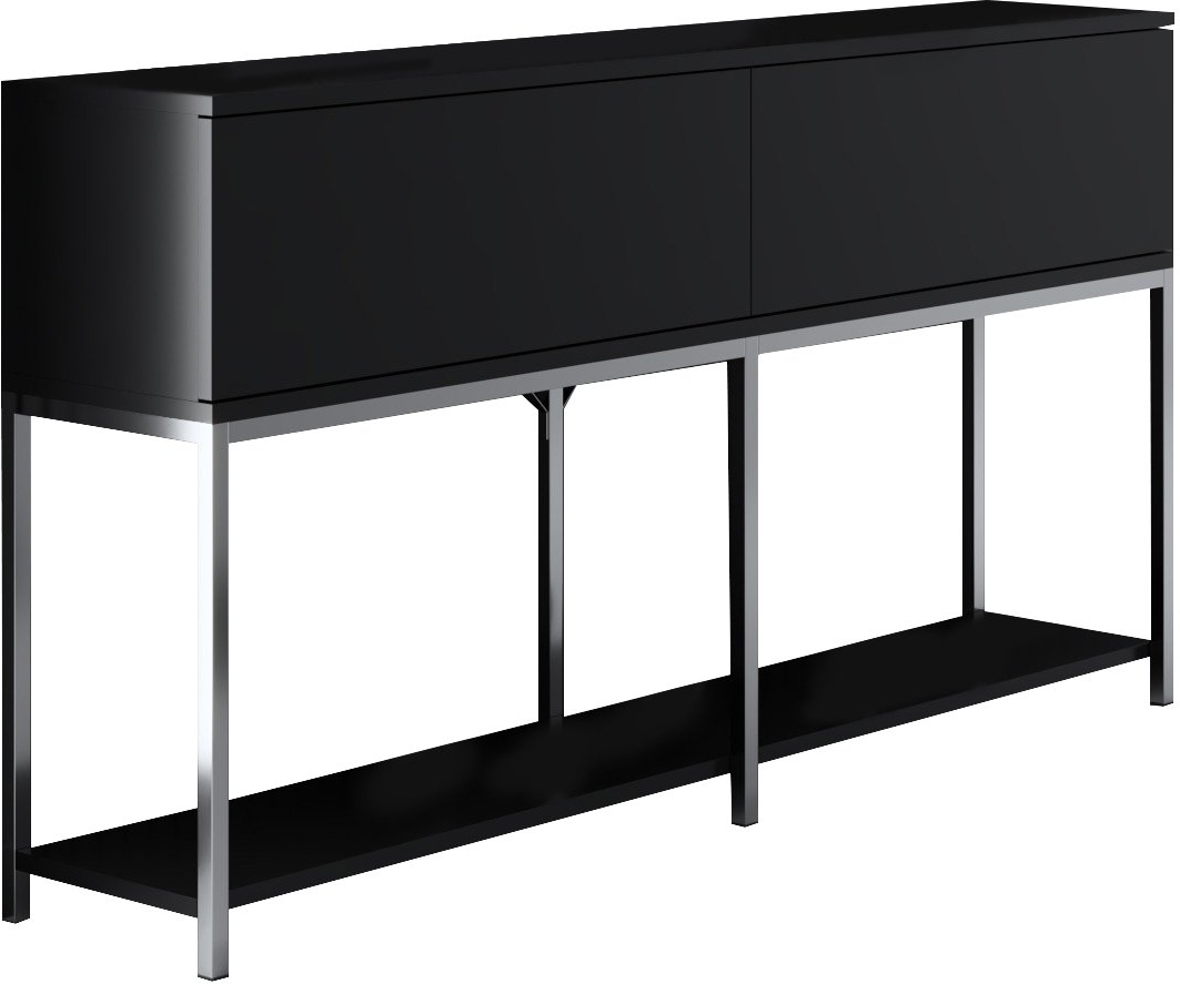 Lord Sideboard - Schwarz/Silber
