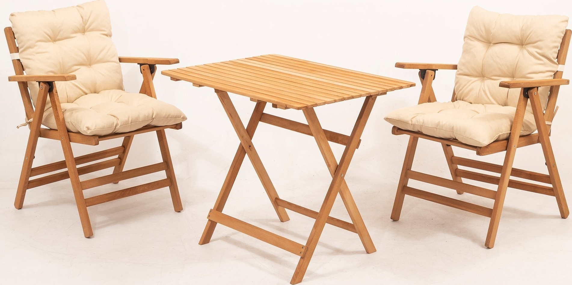 Jardin Outdoor Dining Gruppe 5 - Buch/Creme