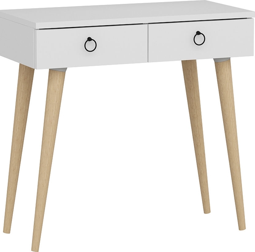 Arden Relieftisch 72/100 x 35 cm - Wei�