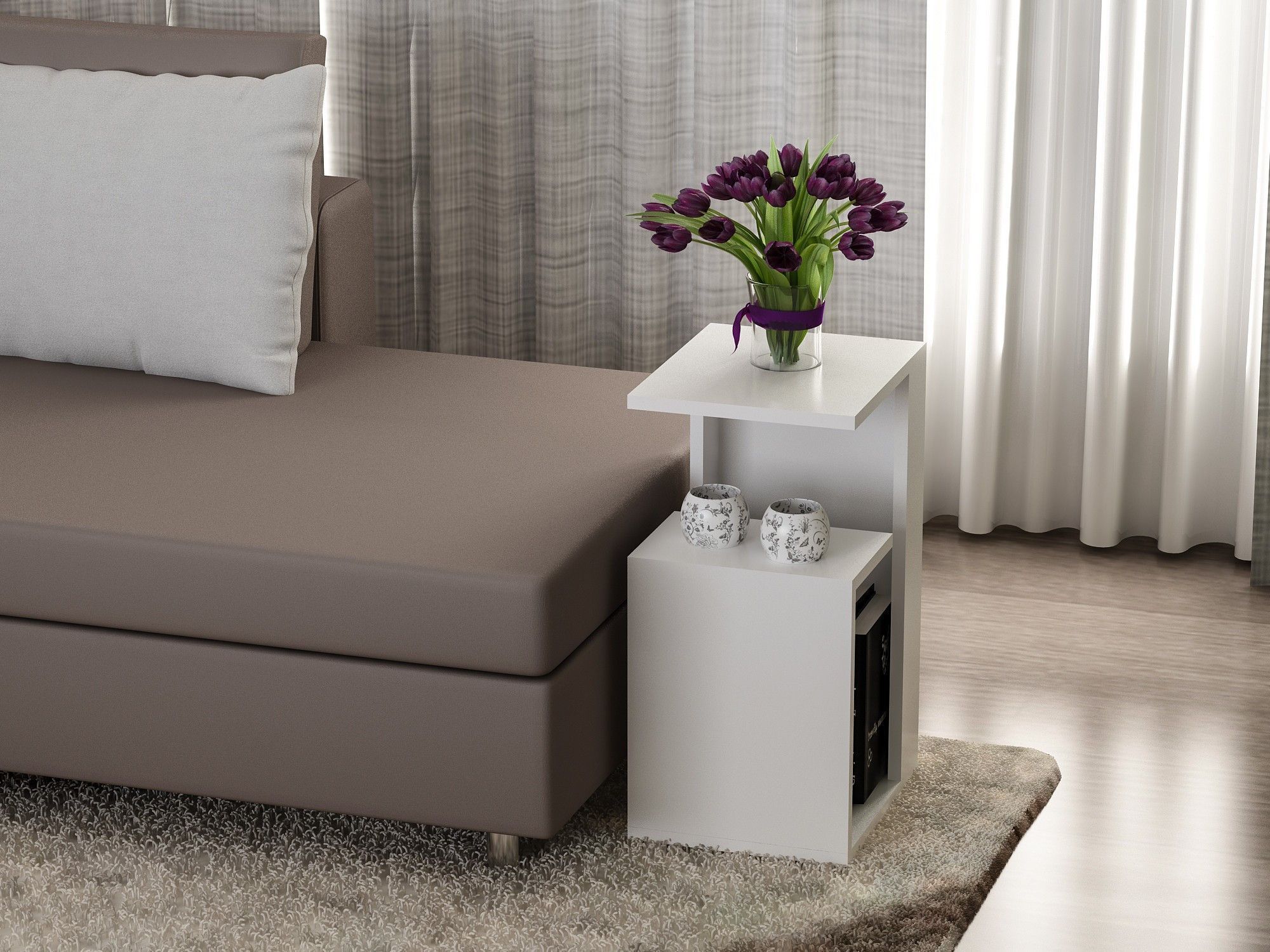 Sister Beistelltisch 35 x 29,5 cm - Wei�