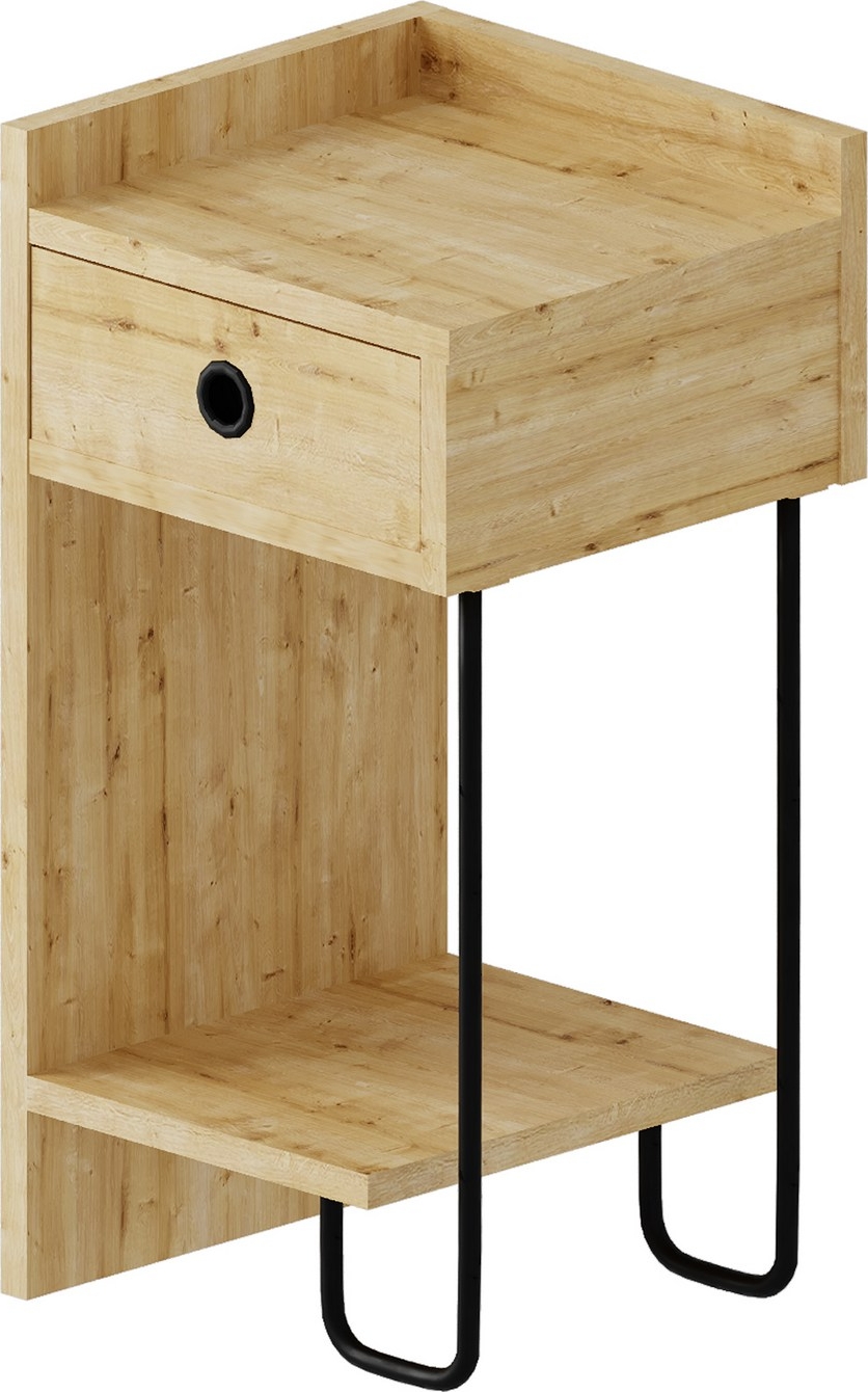 Canis Nachttisch - Eiche