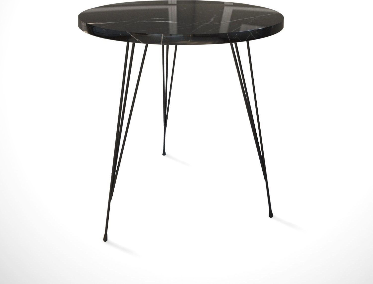 Sandalf Beistelltisch 40 x 40 cm - Schwarz/Weiß Sandalf Beistelltisch 40 x 40 cm - Schwarz/Weiß