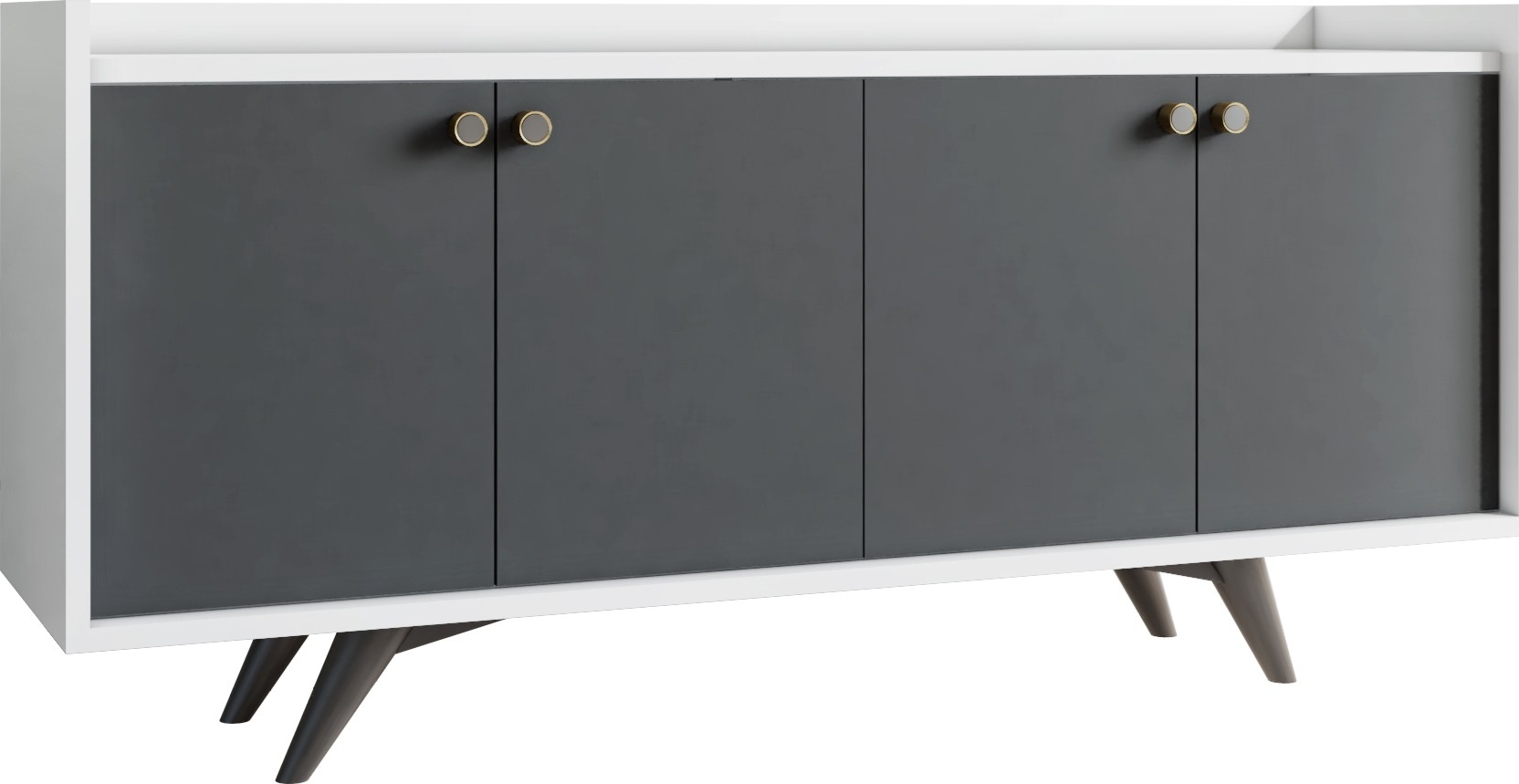Blenda Sideboard - Anthrazit/Wei�