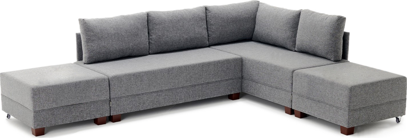 Ecksofa Fly - Grau