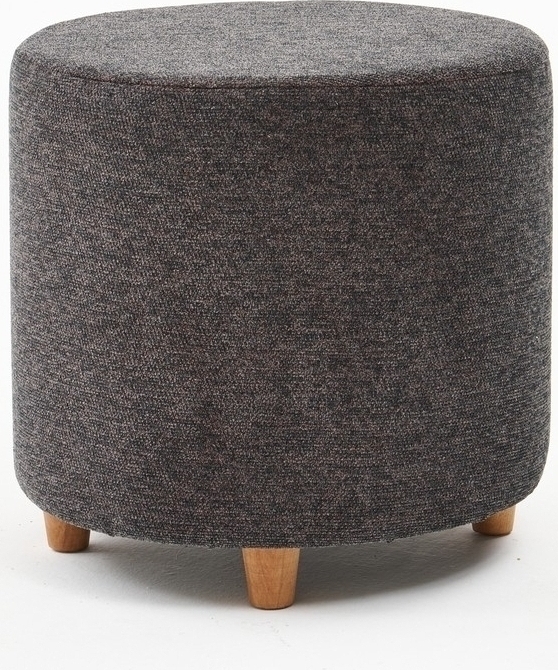 Mario Pouf - Anthrazit/Kupfer