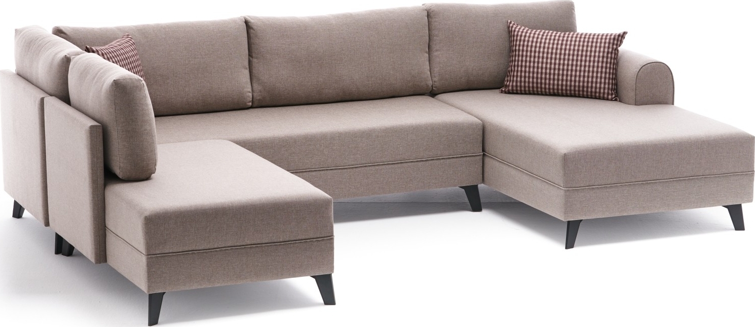 Bend U-Bettsofa - Cremewei�