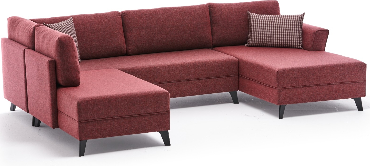 Eris U-Bettsofa - Burgund