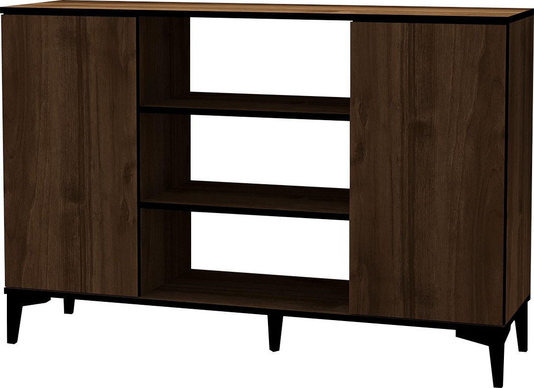 Erke Sideboard - Walnuss/Schwarz Erke Sideboard - Walnuss/Schwarz