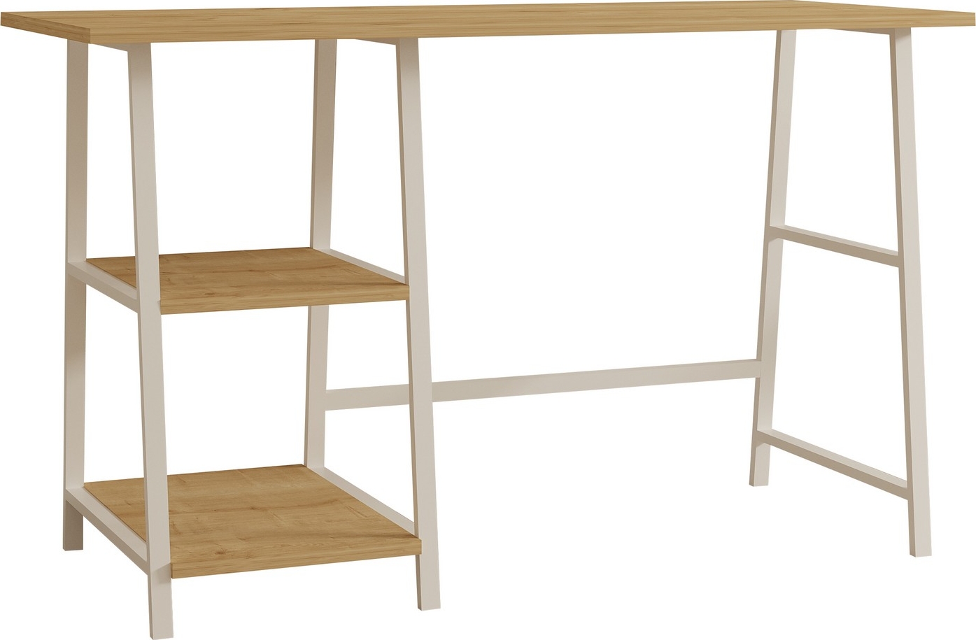 Dobra Schreibtisch 120 x 51 cm - Saphireiche/Weiß Dobra Schreibtisch 120 x 51 cm - Saphireiche/Weiß