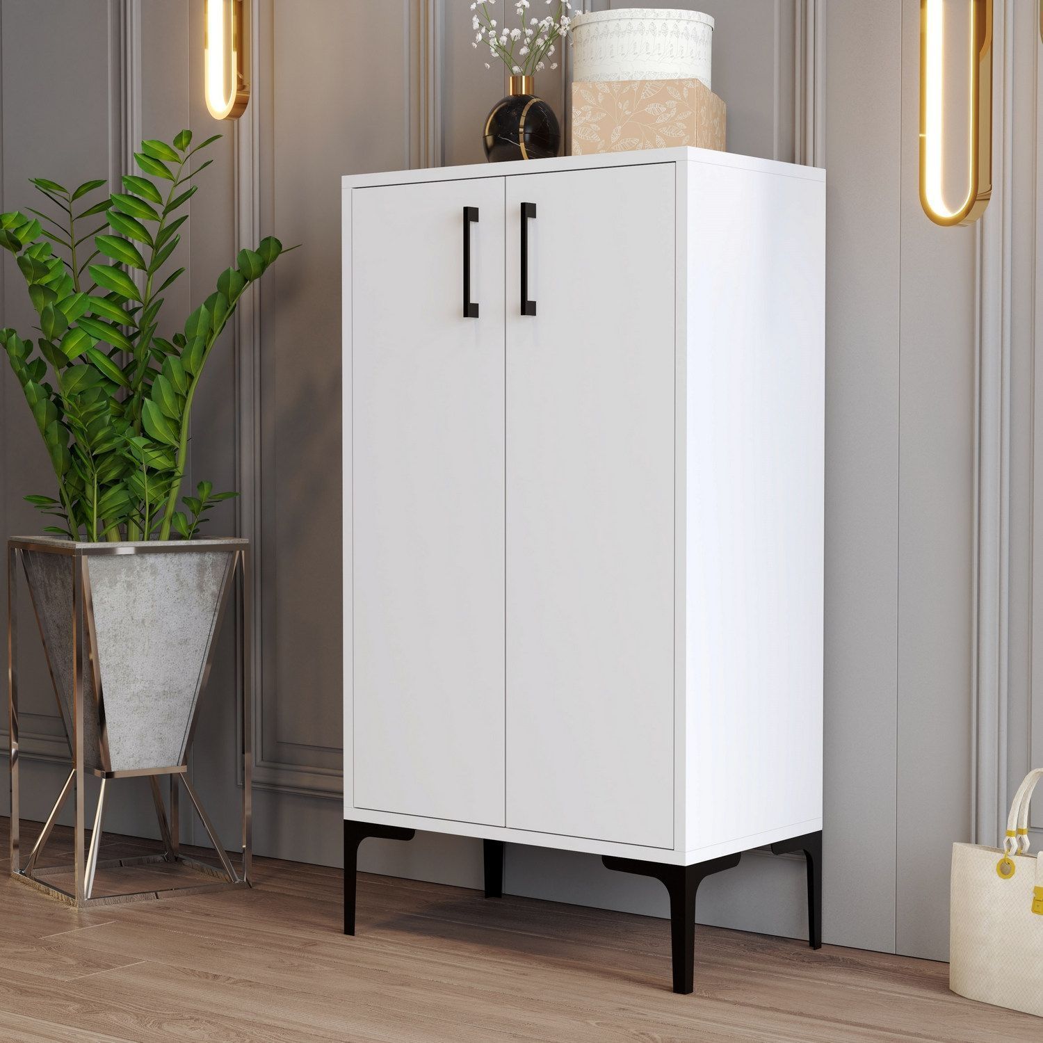 Prager Schuhschrank - Wei�