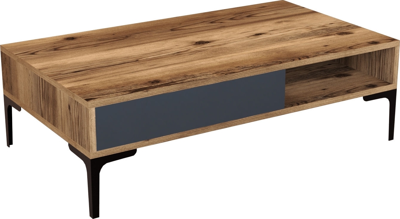 Couchtisch Istanbul 105 x 60 cm - Nussbaum/anthrazit Couchtisch Istanbul 105 x 60 cm - Nussbaum/anthrazit