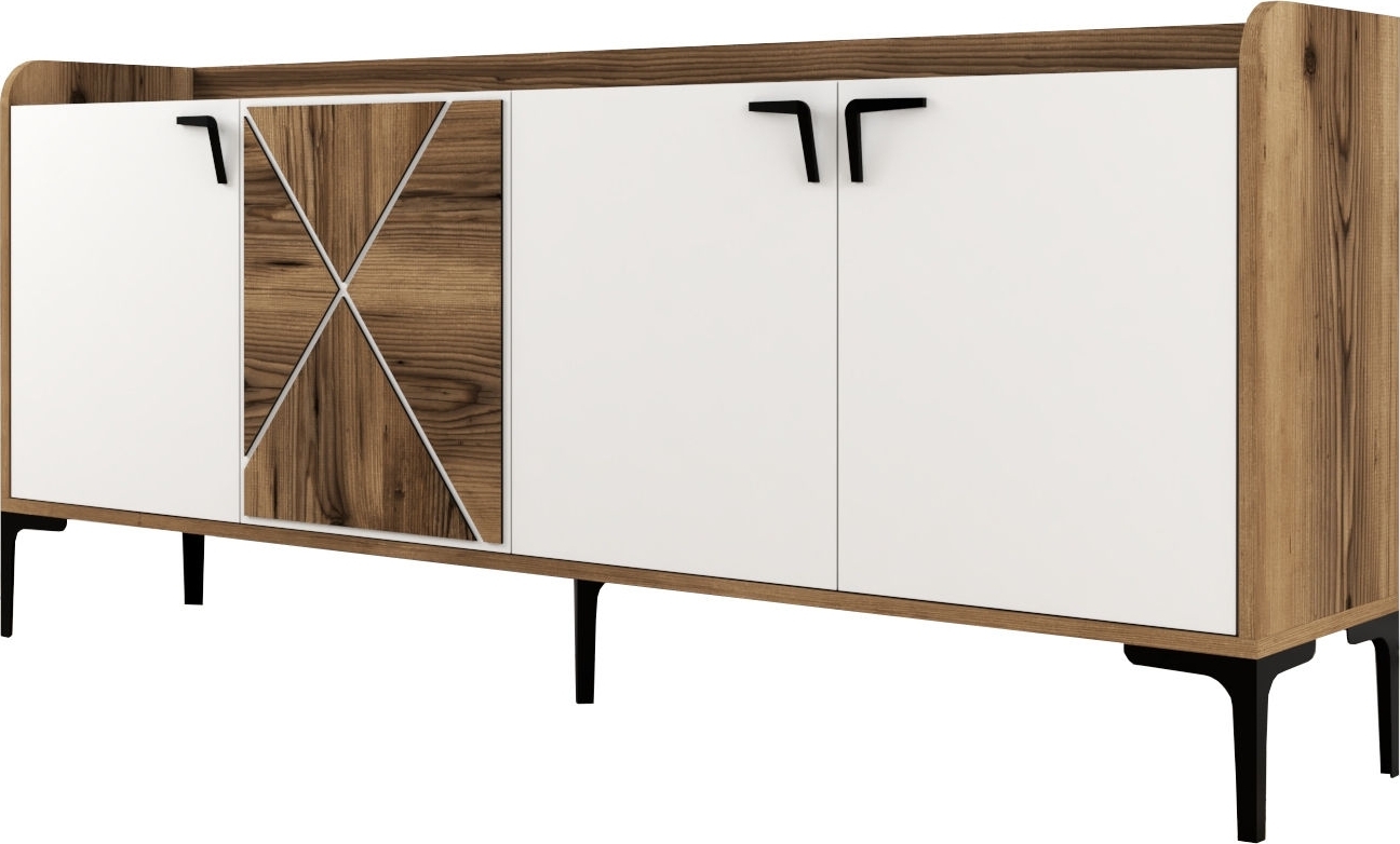 Vendela Sideboard - Nussbaum/wei�
