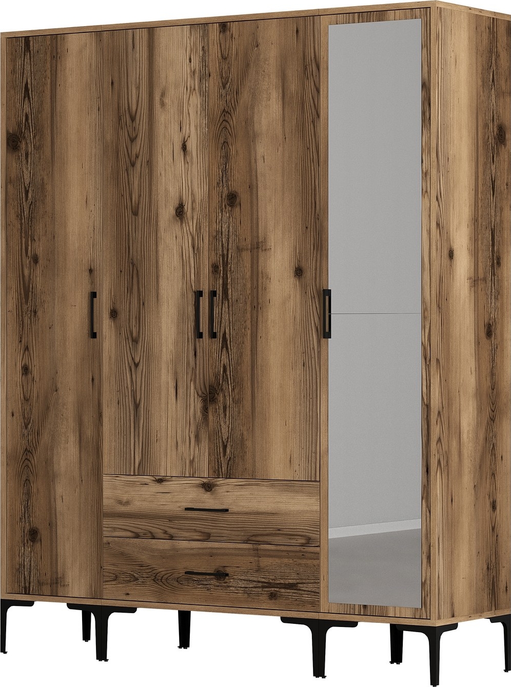 Kumsal Kleiderschrank 16 Walnuss