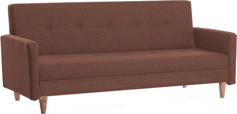 Hiko 3-Sitzer-Schlafsofa Braun