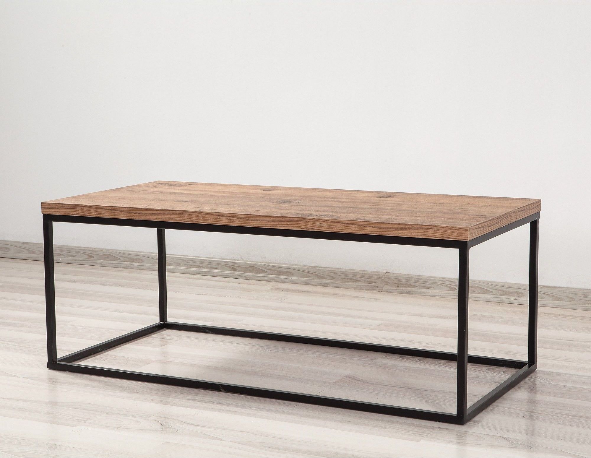 Quantum Media Couchtisch 95 x 45 cm - Kiefer/schwarz