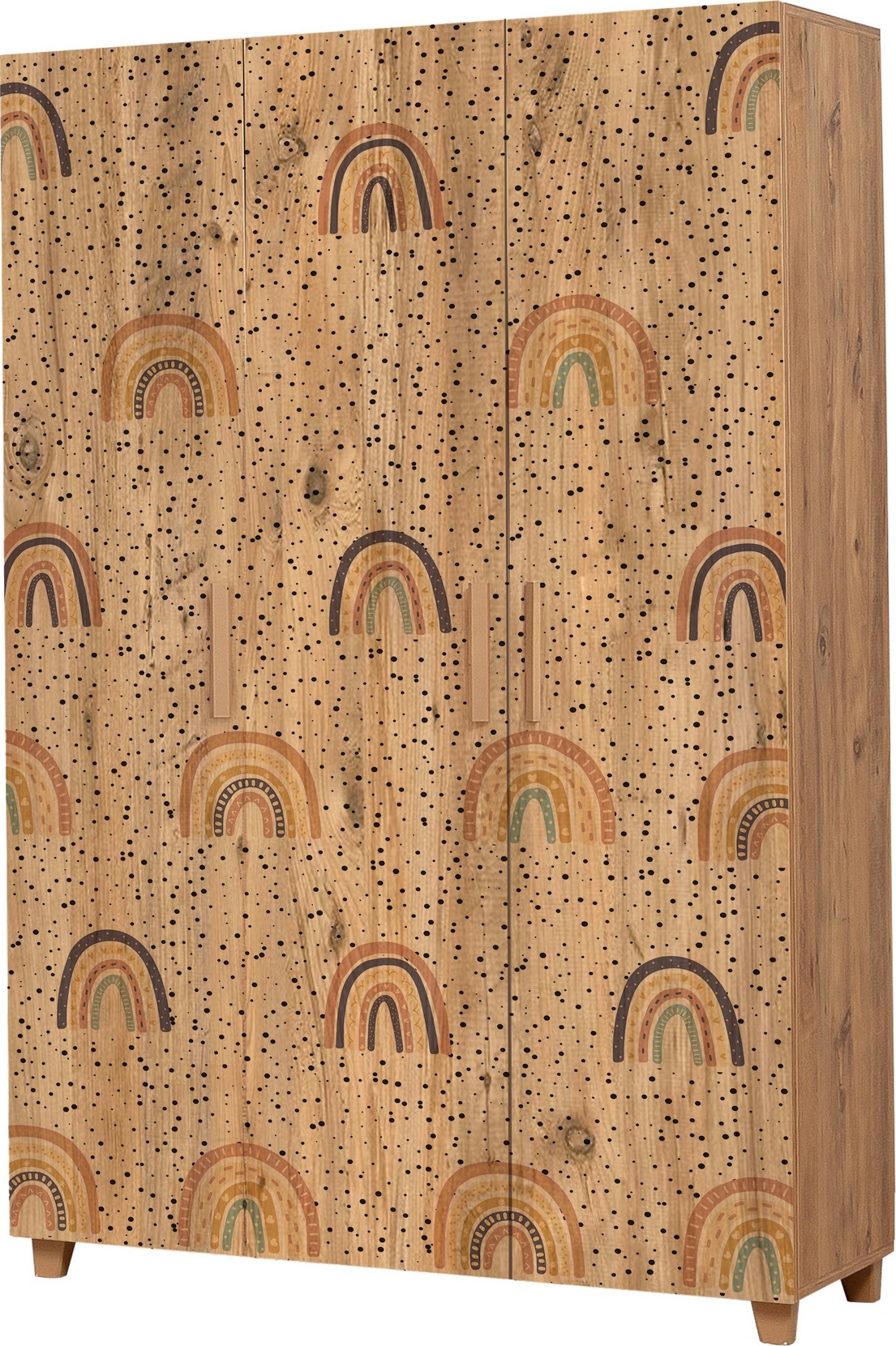 Live Rainbow Kleiderschrank - Kiefer Live Rainbow Kleiderschrank - Kiefer