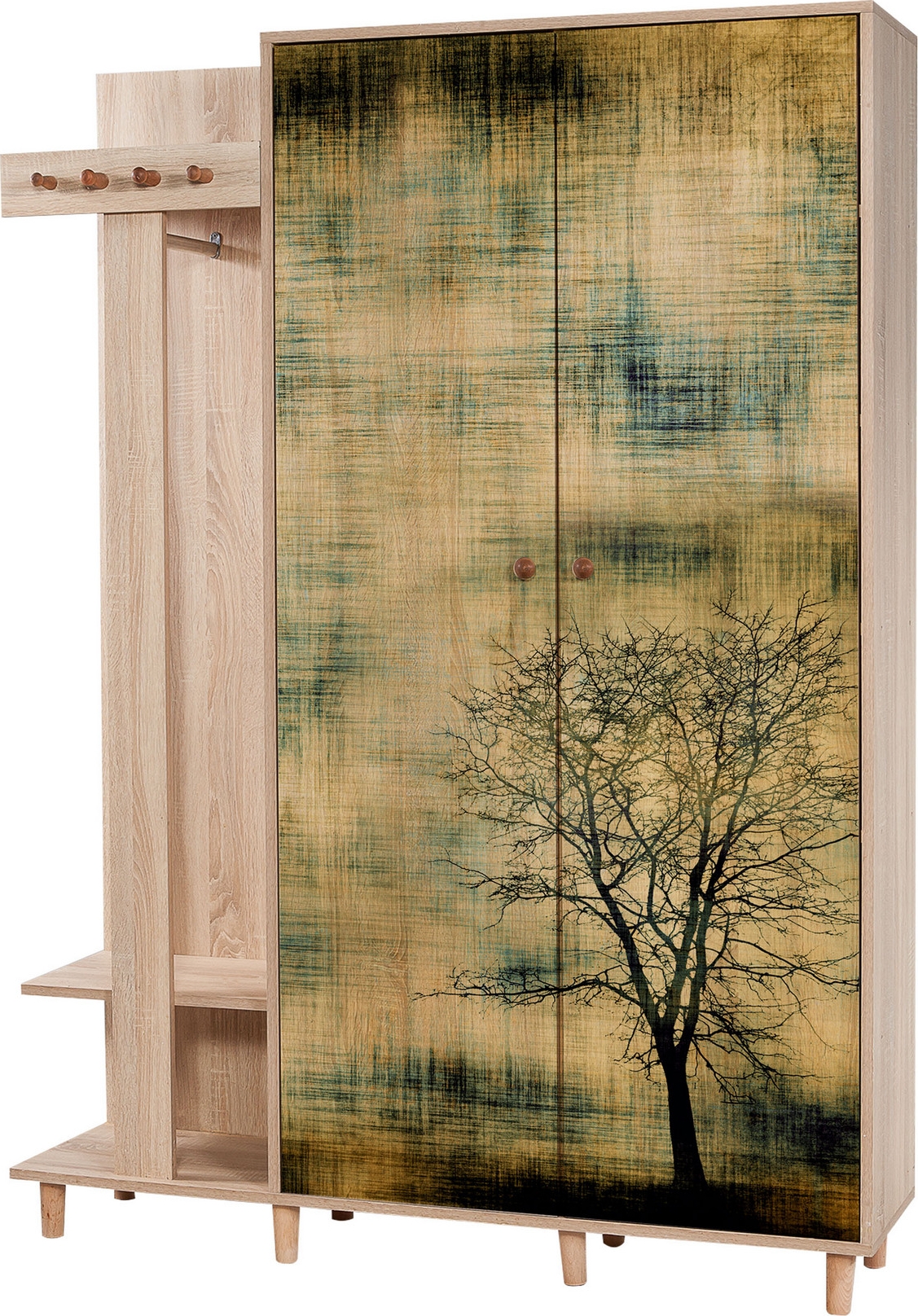 Garmanto Flurm�bel 135 cm - Sonoma Eiche/Bild