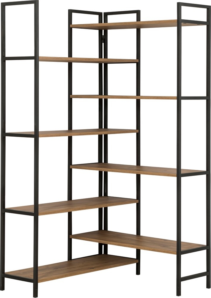 Kentucky Bücherregal - Kiefer/schwarz Kentucky Bücherregal - Kiefer/schwarz