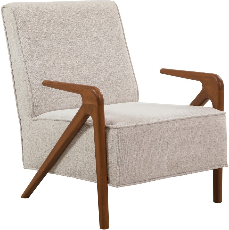 Larus Sessel - Creme/Walnuss Larus Sessel - Creme/Walnuss