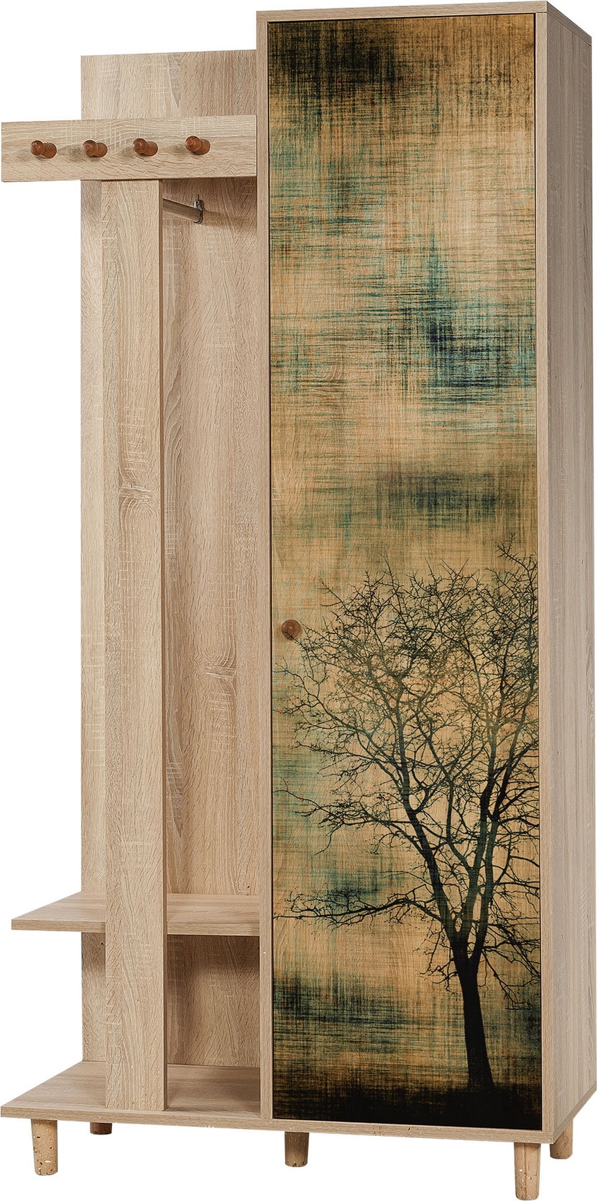 Garmanto Flurm�bel 90 cm - Sonoma Eiche/Bild