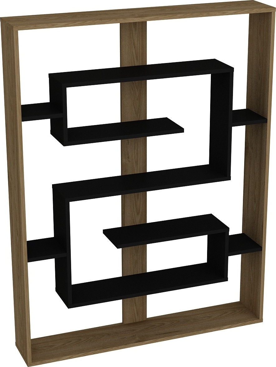 Esteban B�cherregal - Schwarz/Eiche