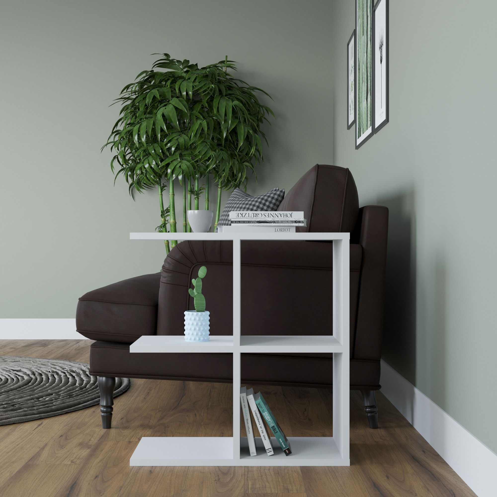 Hamlet Beistelltisch 59,6 x 29,6 cm - Weiß Hamlet Beistelltisch 59,6 x 29,6 cm - Weiß