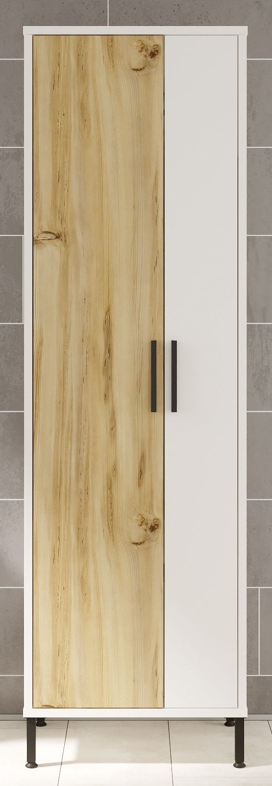 Schrank Daisy - Nussbaum/wei�