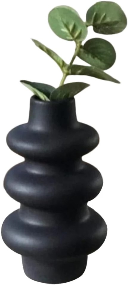 Striga-Vase - Schwarz