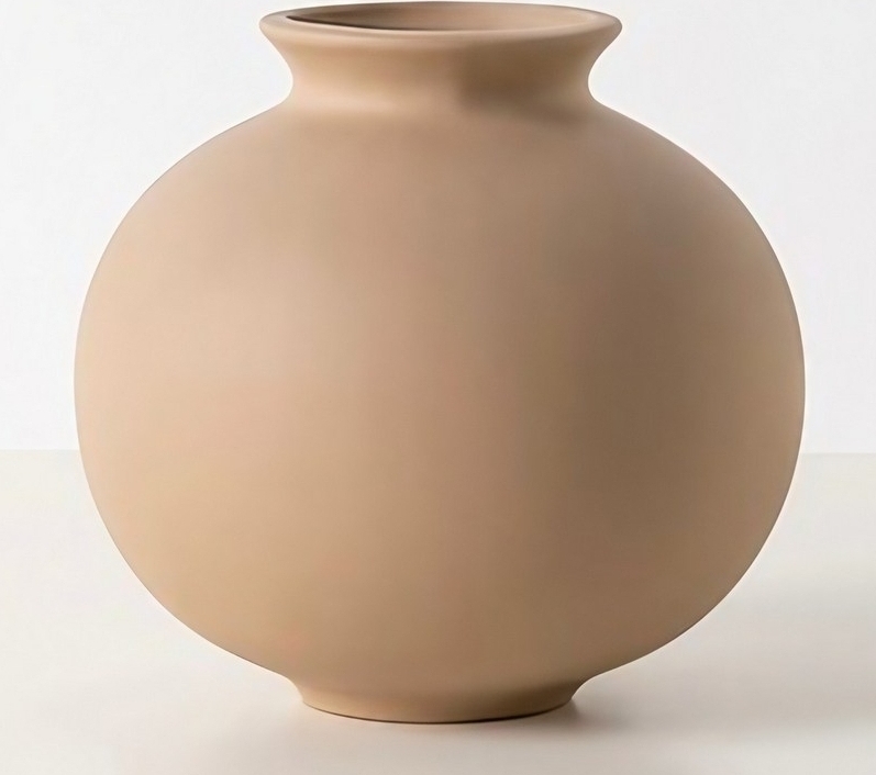 Lobo-Vase - Hellbraun