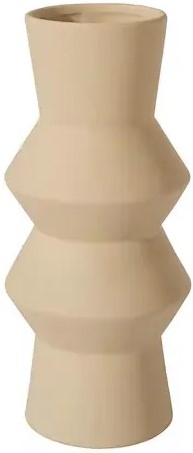 Rolo Vase - Creme