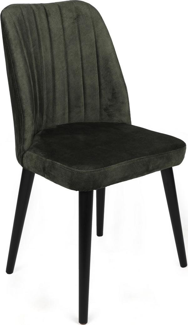 Alfred Esszimmerstuhl-Set - Khaki/Schwarz