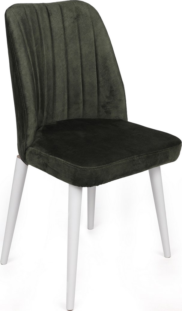 Alfred Esszimmerstuhl-Set - Khaki/Wei�