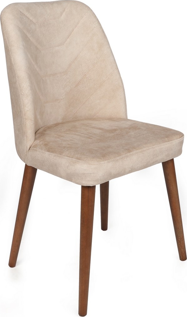 Dallas Esszimmerstuhl-Set - Beige/Walnuss Dallas Esszimmerstuhl-Set - Beige/Walnuss