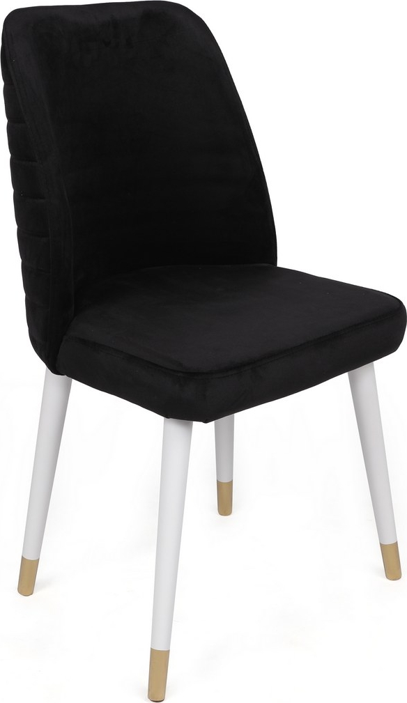 Hugo Esszimmerstuhl-Set - Schwarz/Wei�/Gold