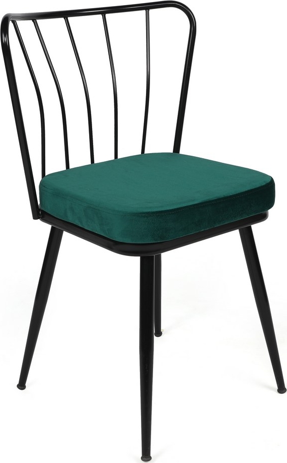 Jill Esszimmerstuhl-Set - Grün/Schwarz Jill Esszimmerstuhl-Set - Grün/Schwarz