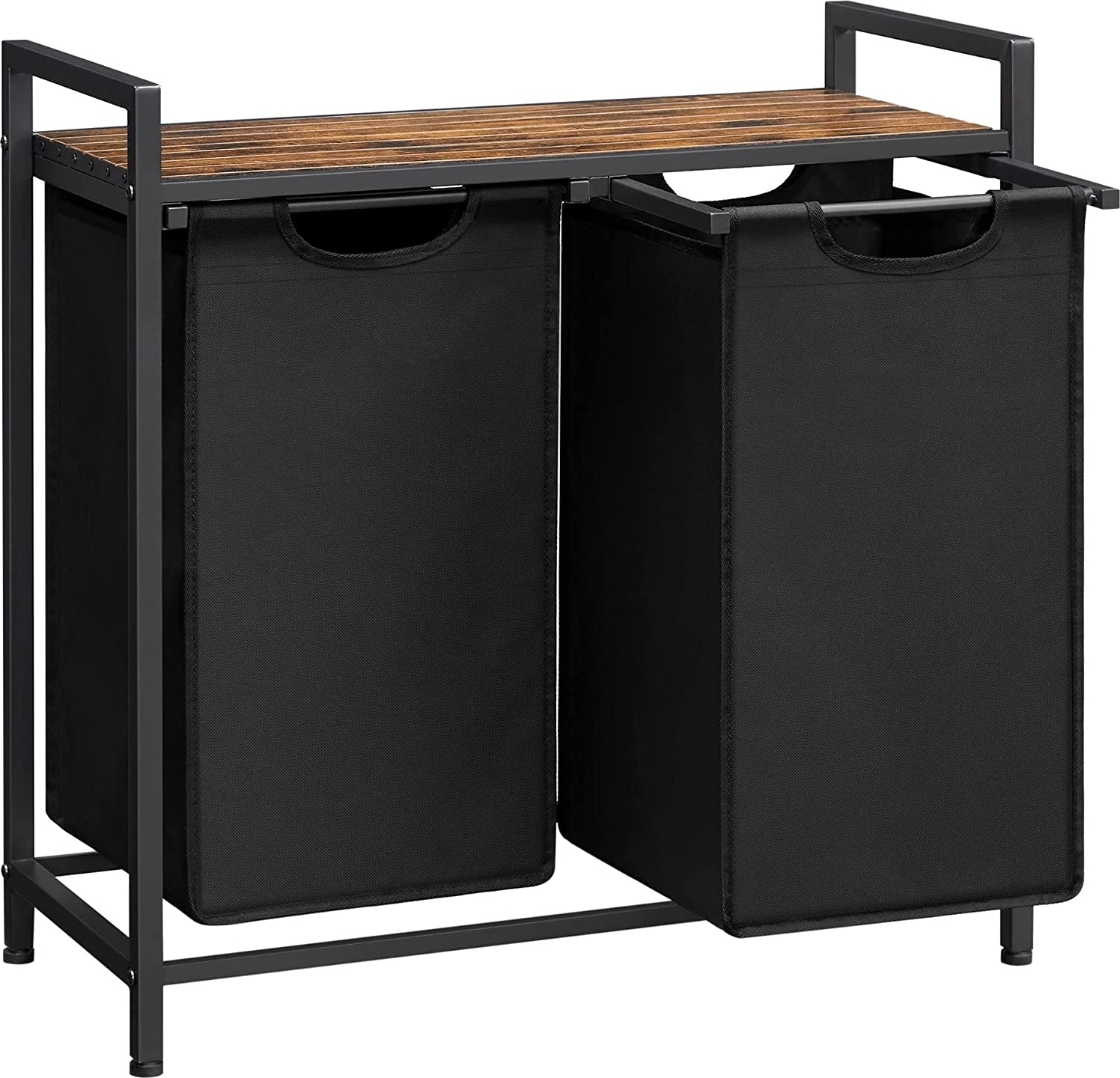 Ambrette Duo W�schekorb - Schwarz/Braun