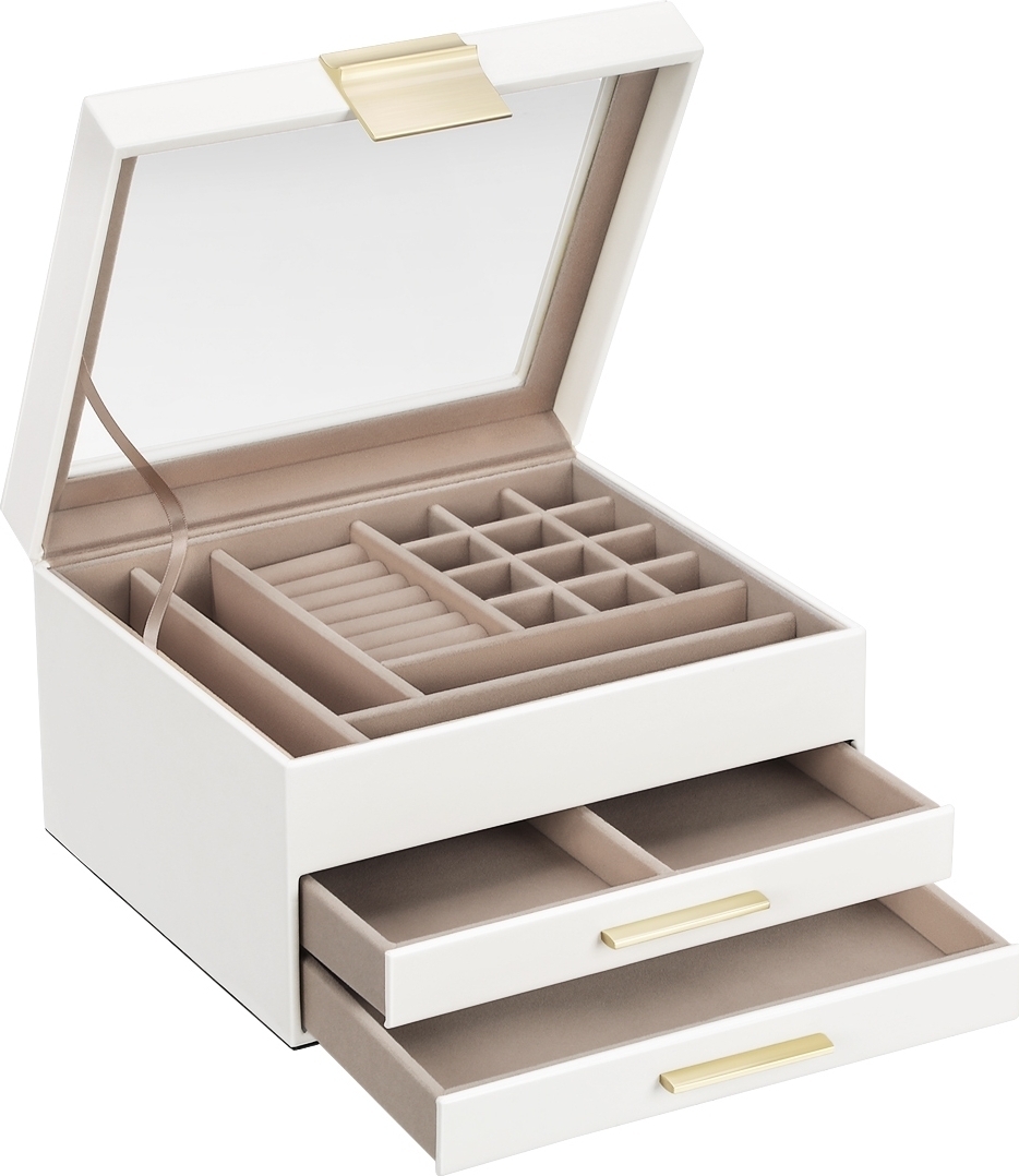 Opal-Schmuckk�stchen - Schwarz